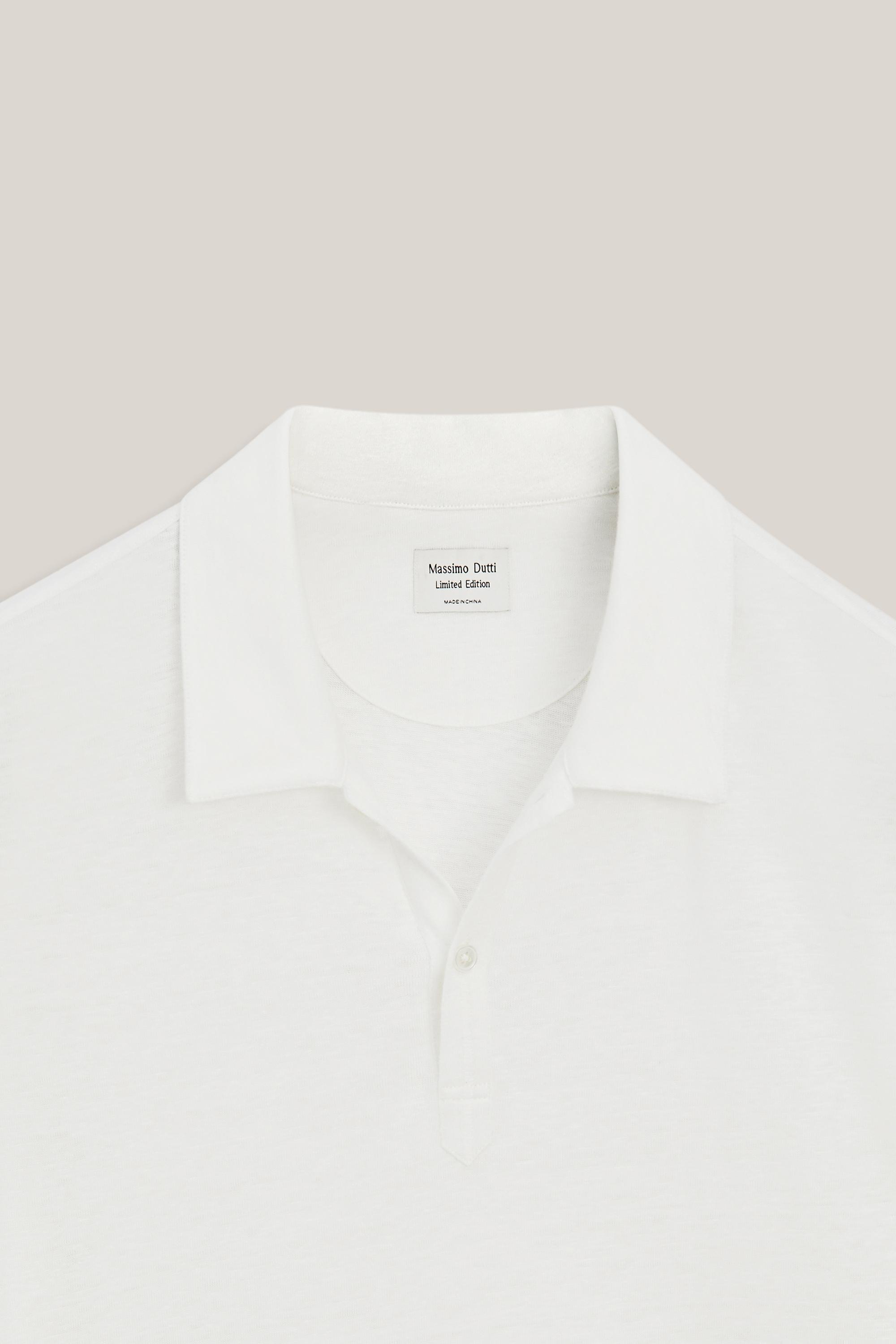 Polo 100 % lin à manches longues - LIMITED EDITION
